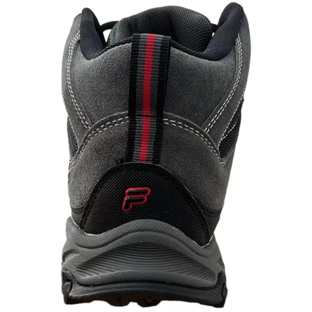 Foto 4 pulgar | Tenis Fila Travail 3 Mid 1jm01831-053 Gris Oscuro para Hombre