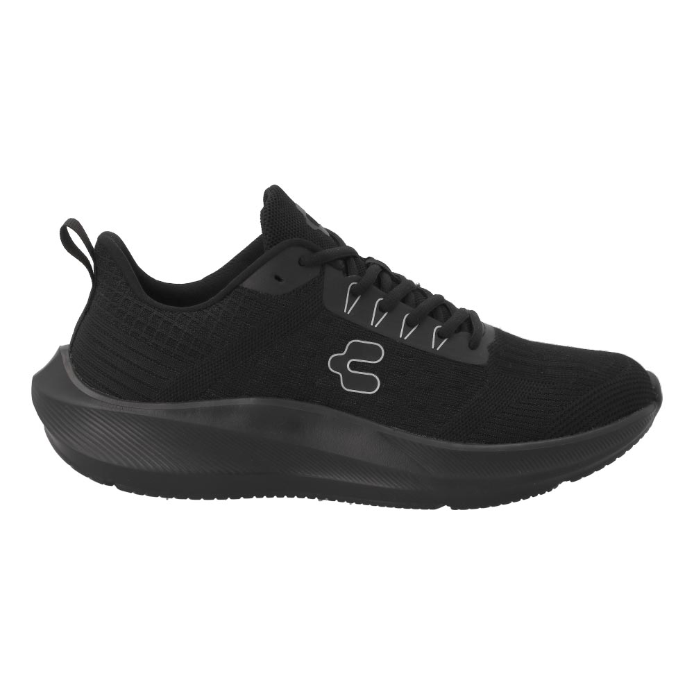 Tenis Charly 87000 Negro Deportivos Para Hombre Textil Suaves Originales