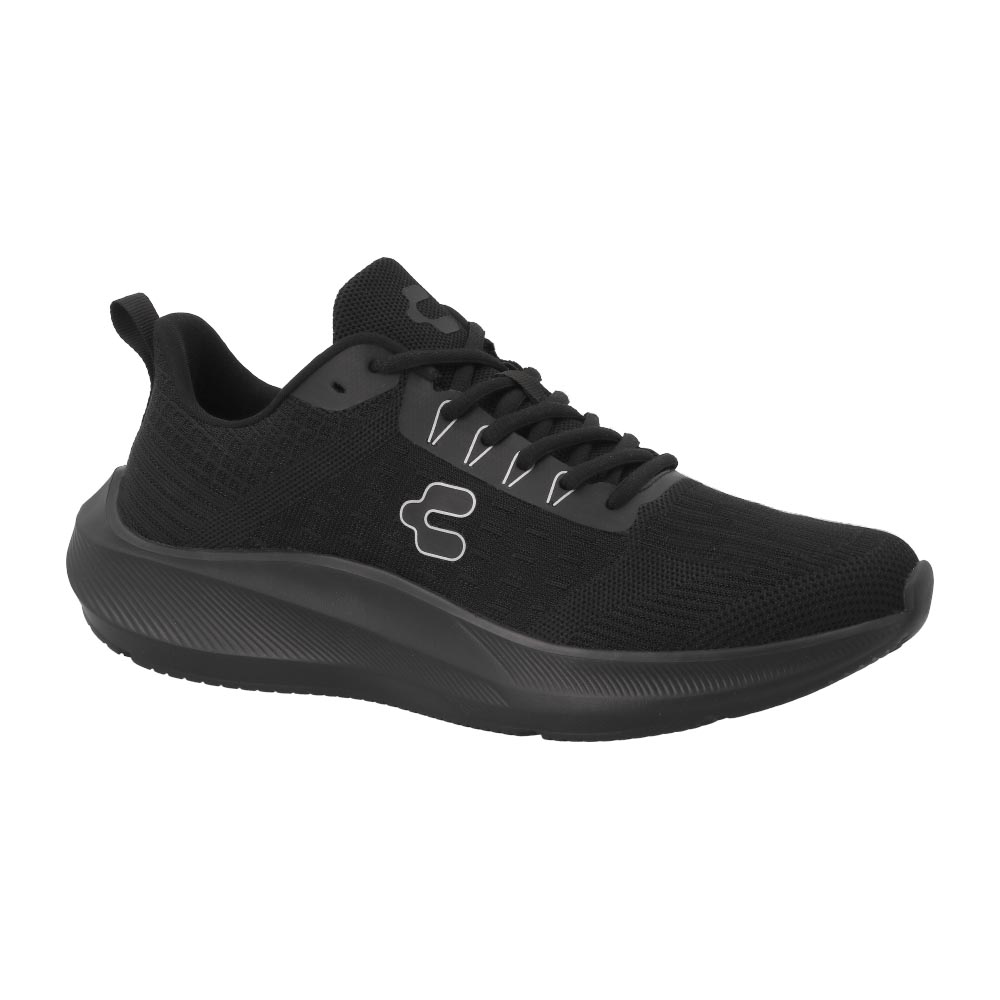 Foto 2 | Tenis Charly 87000 Negro Deportivos Para Hombre Textil Suaves Originales