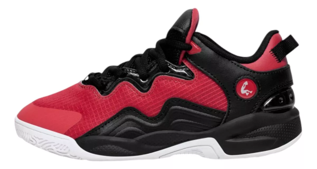 Foto 4 pulgar | Tenis Shaquille O'neal Amplify Rojo para Hombre