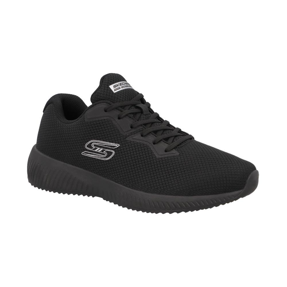 Foto 3 pulgar | Tenis Caballero Skechers Memory Foam Training Hombre Negro