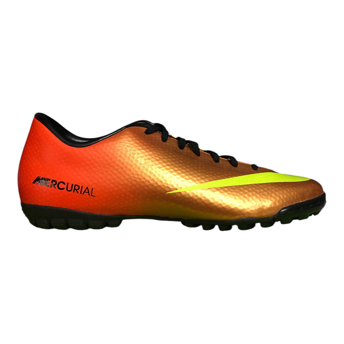 Foto 2 pulgar | Tenis Deportivo Mercurial Victory Iv Tf Naranja Para Caballero