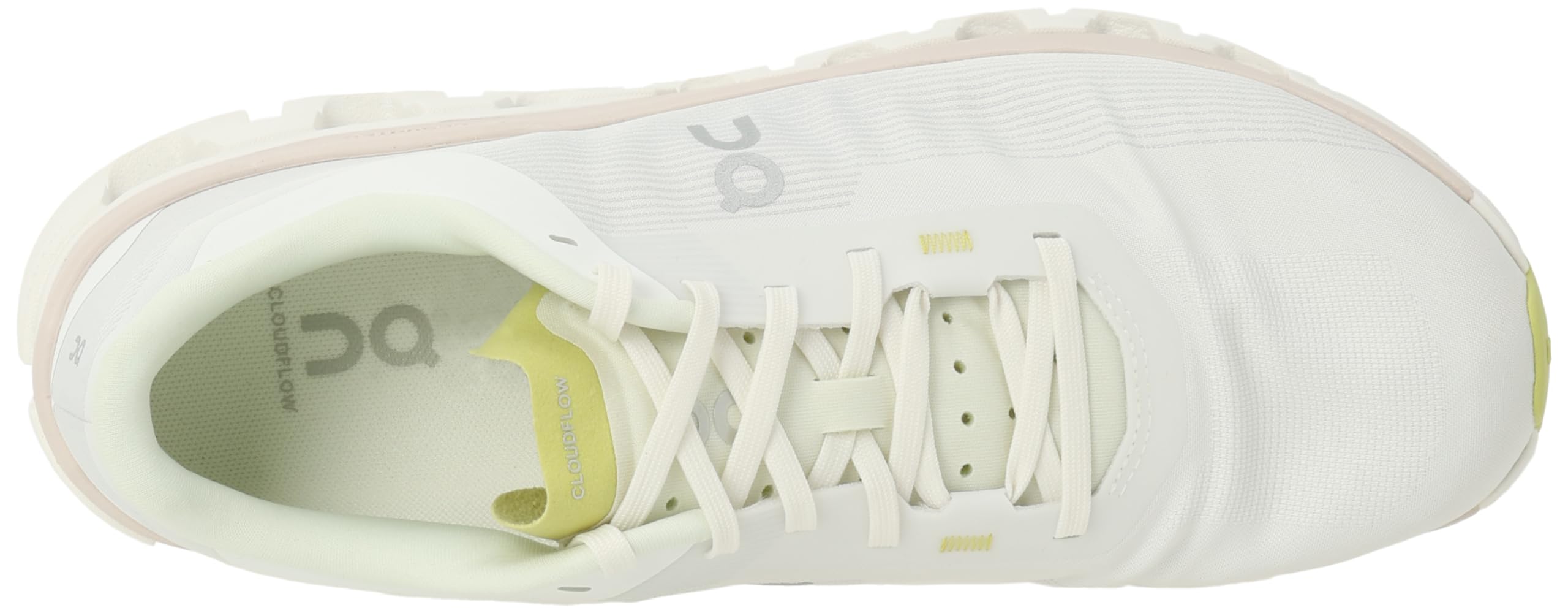 Foto 3 | Zapatillas Para Correr Sneakers On Cloudflow 4 Road Para Hombre, Color Blanco/arena - Venta Internacional.