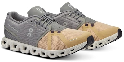 Foto 2 | Tenis On Cloud 5 Fog Savannah para Hombre - Venta Internacional