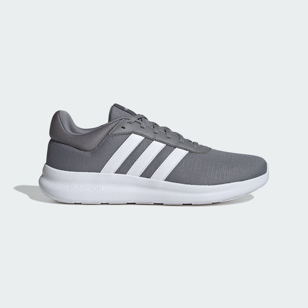 Foto 3 pulgar | Tenis Lite Racer 4.0 Adidas Gris Hombre