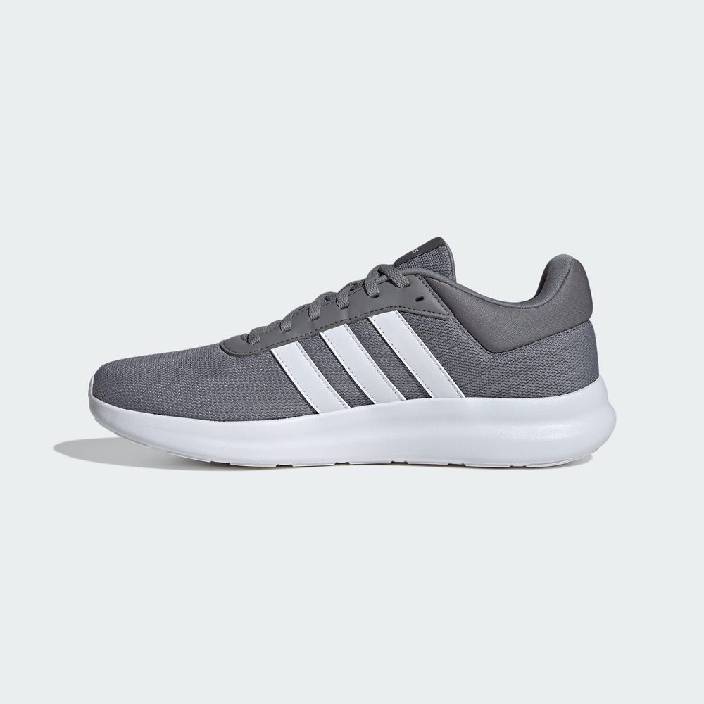Foto 4 pulgar | Tenis Lite Racer 4.0 Adidas Gris Hombre