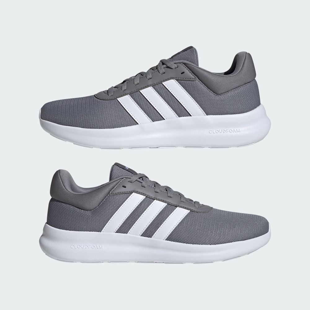 Foto 9 pulgar | Tenis Lite Racer 4.0 Adidas Gris Hombre