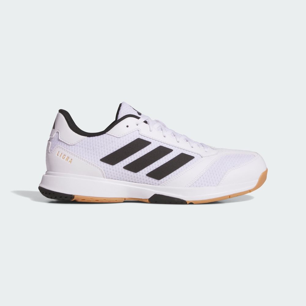 Foto 3 pulgar | Tenis Adidas Ligra 8 M Blancos para Hombre