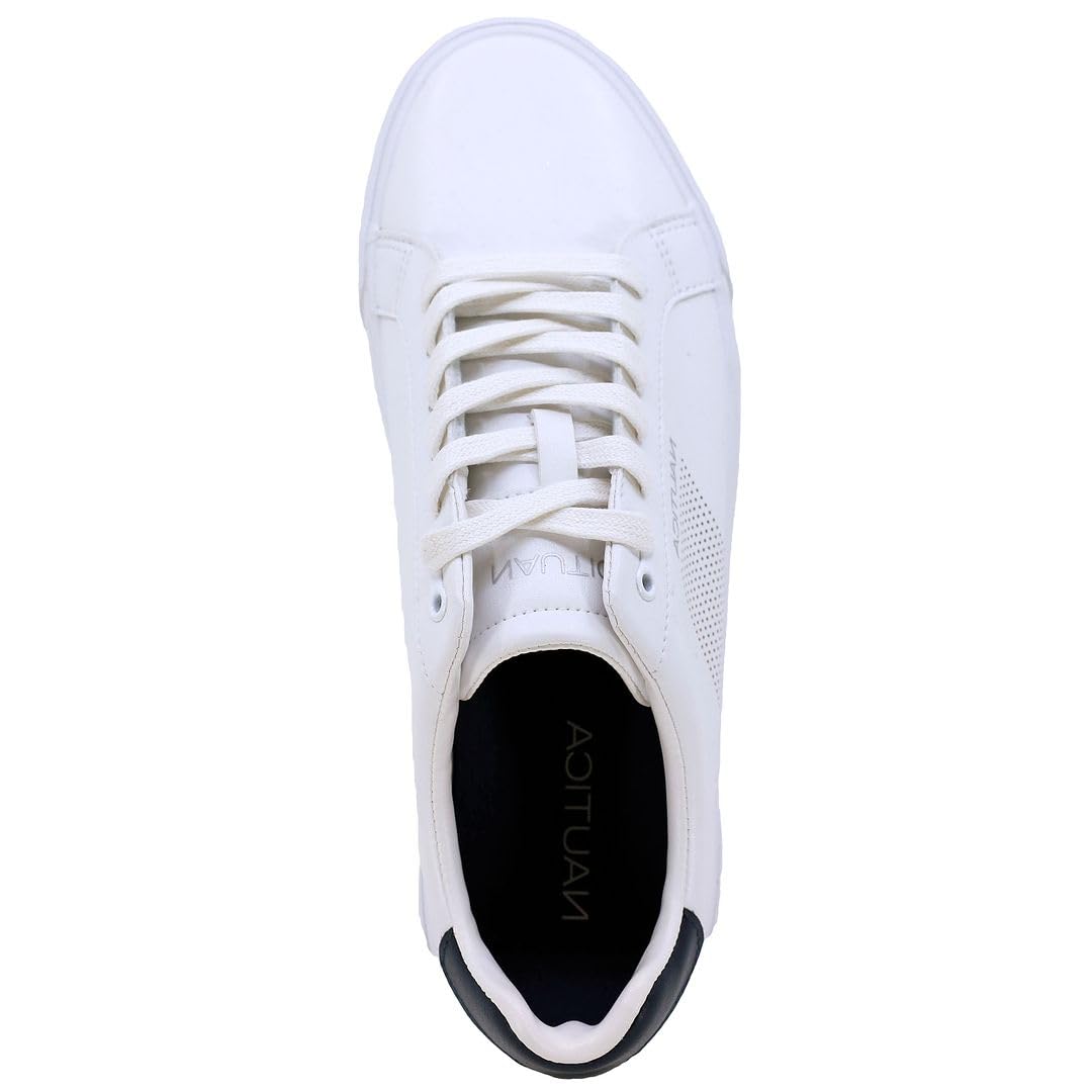 Foto 4 | Tenis Deportivos Nautica Colpa Blancos para Hombre - Venta Internacional
