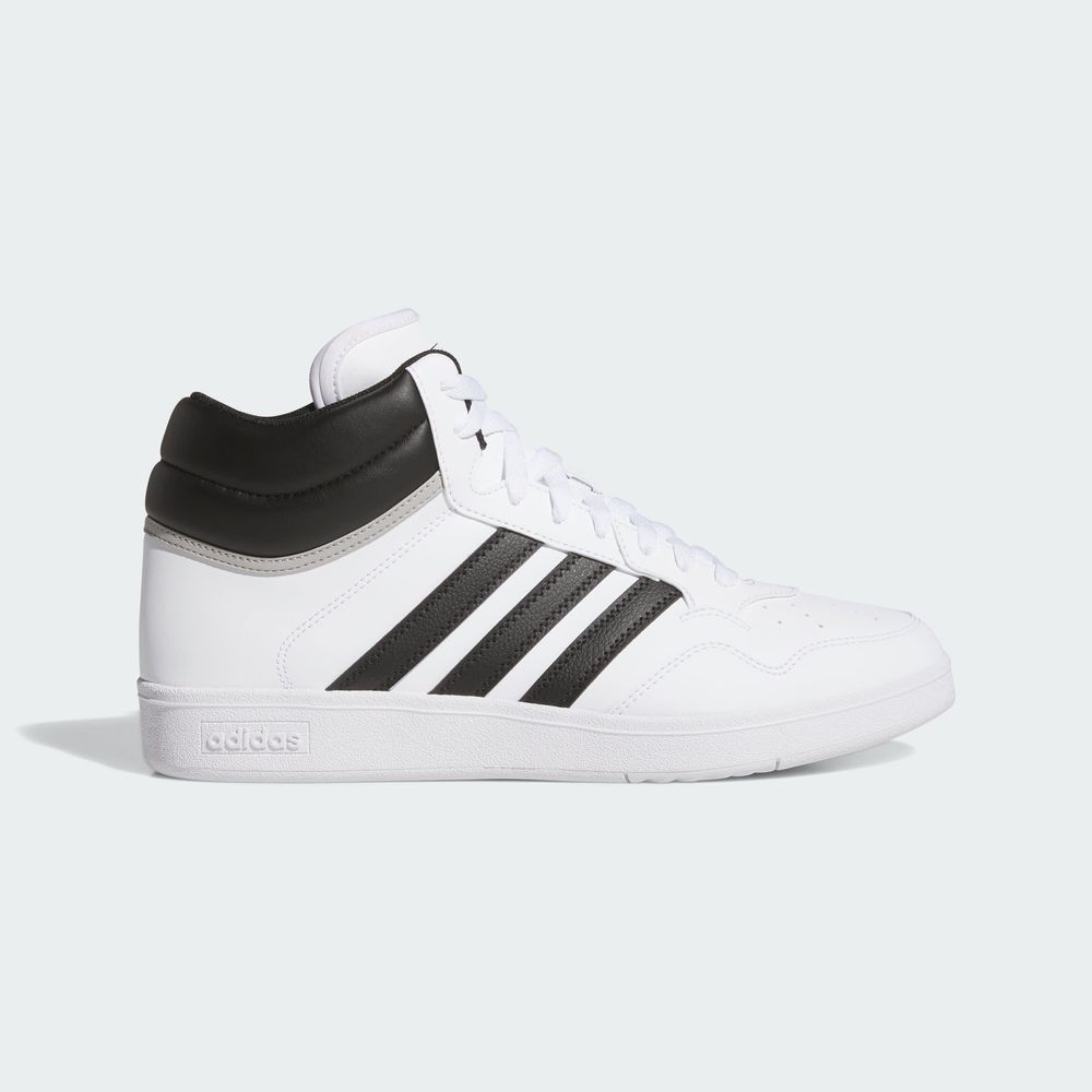 Foto 3 pulgar | Hoops 4.0 Mid Adidas Blanco Unisex