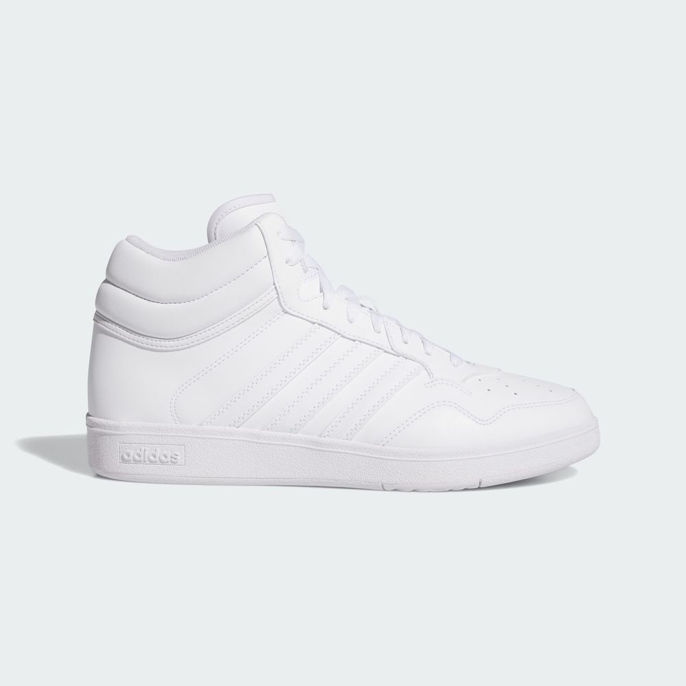 Foto 3 pulgar | Hoops 4.0 Mid Adidas Blanco Unisex