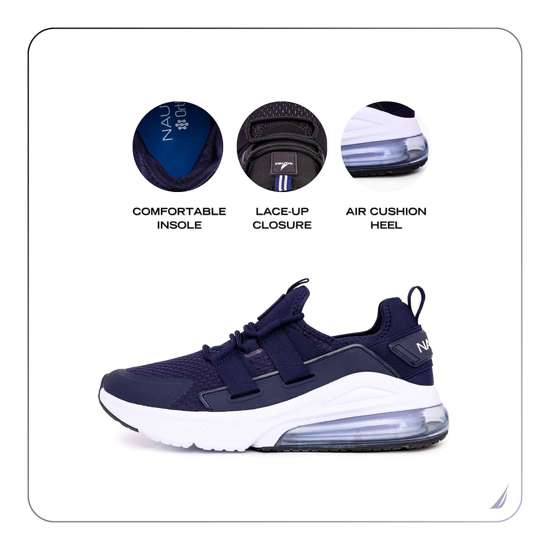 Foto 3 pulgar | Tenis Nautica Air Cushion para Correr Azul Marino Para Hombre - Venta Internacional
