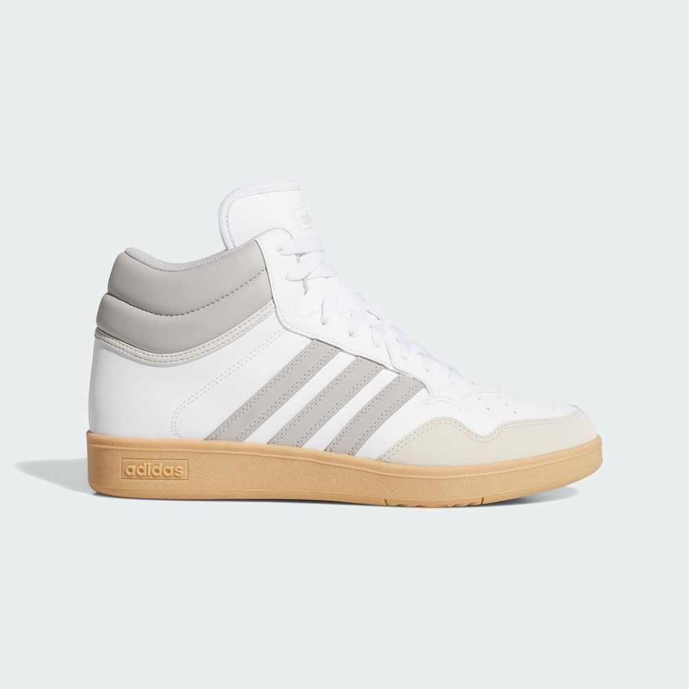 Foto 3 pulgar | Hoops 4.0 Mid Adidas Blanco Unisex