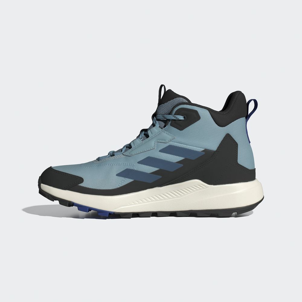 Foto 4 pulgar | Tenis De Senderismo Terrex Anylander Corte Medio Adidas Gris Hombre