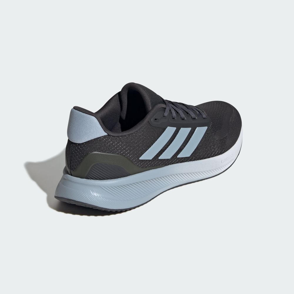 Foto 7 | Tenis de Running Runfalcon 5 Adidas Gris para Hombre