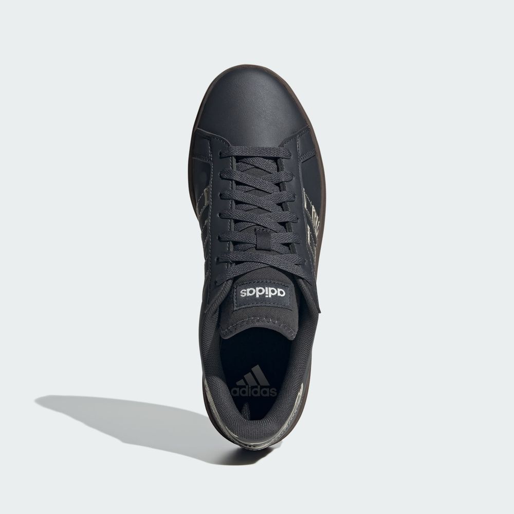Foto 5 pulgar | Tenis Adidas Grand Court Base 2.0 Adidas Gris Hombre