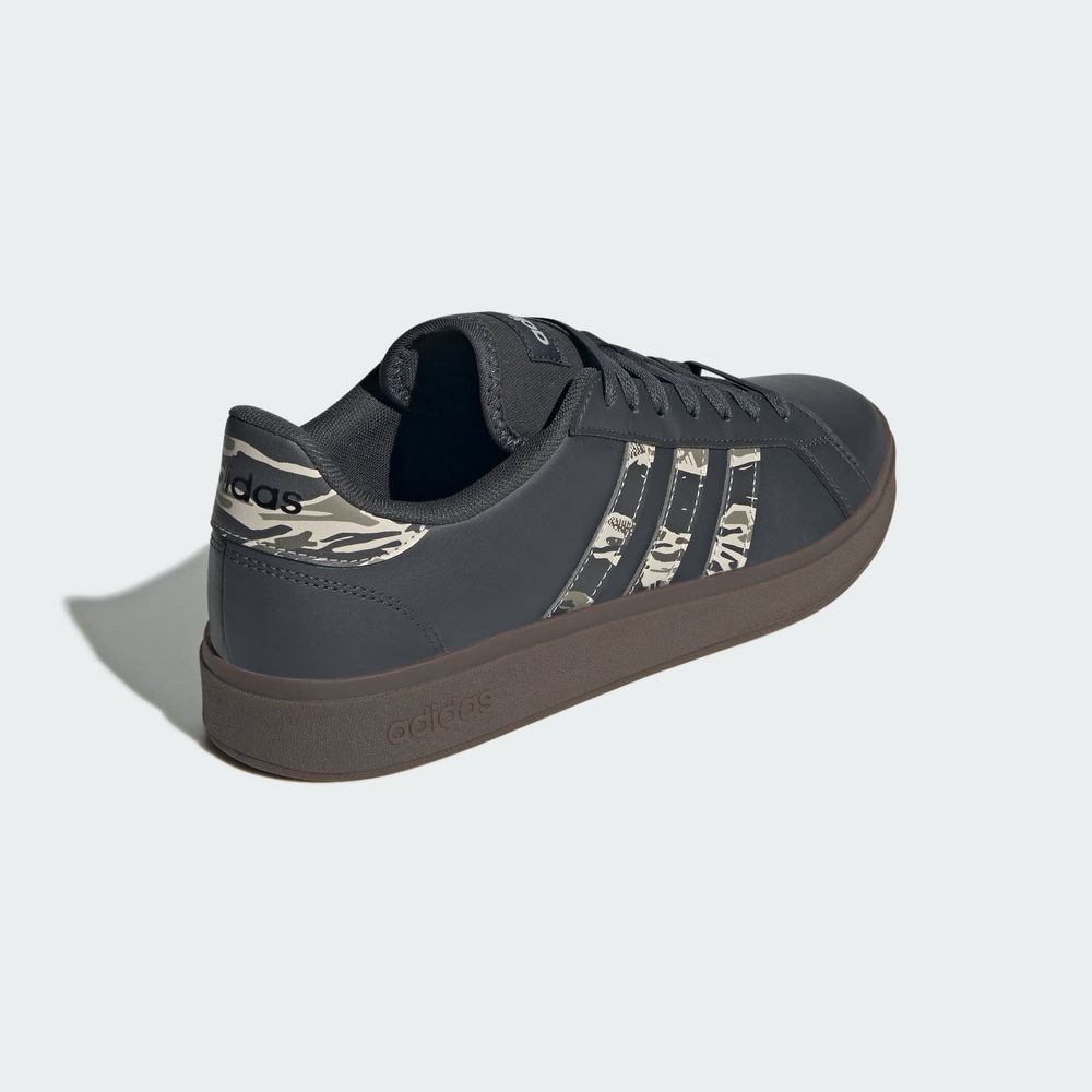 Foto 8 pulgar | Tenis Adidas Grand Court Base 2.0 Adidas Gris Hombre