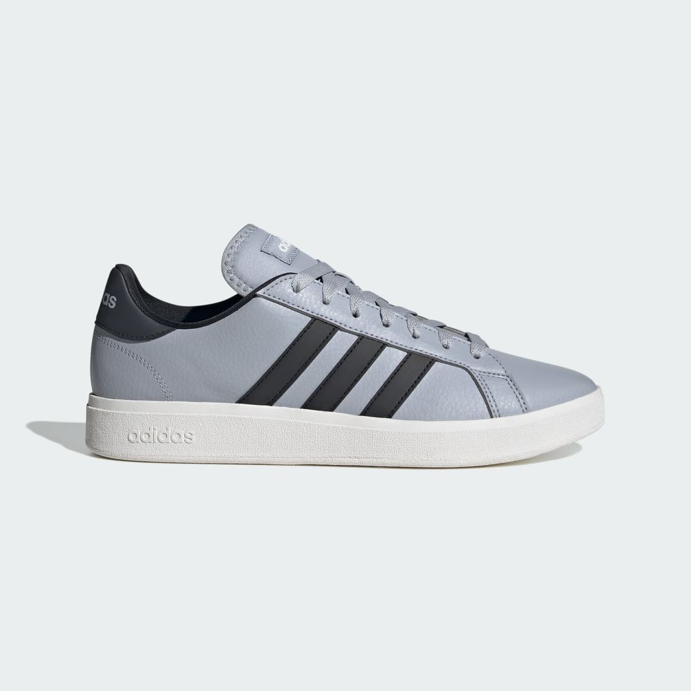 Foto 3 pulgar | Tenis Adidas Grand Court Base 2.0 Adidas Gris Hombre