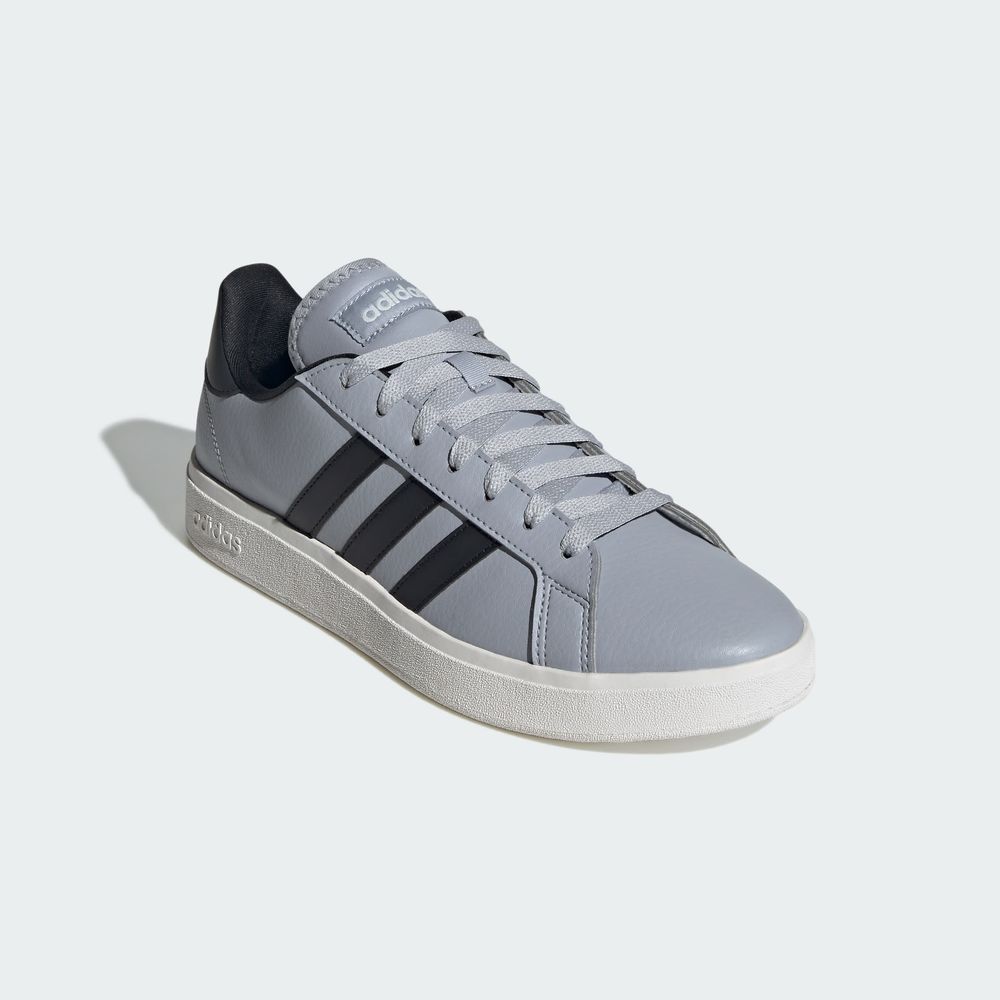 Foto 7 pulgar | Tenis Adidas Grand Court Base 2.0 Adidas Gris Hombre