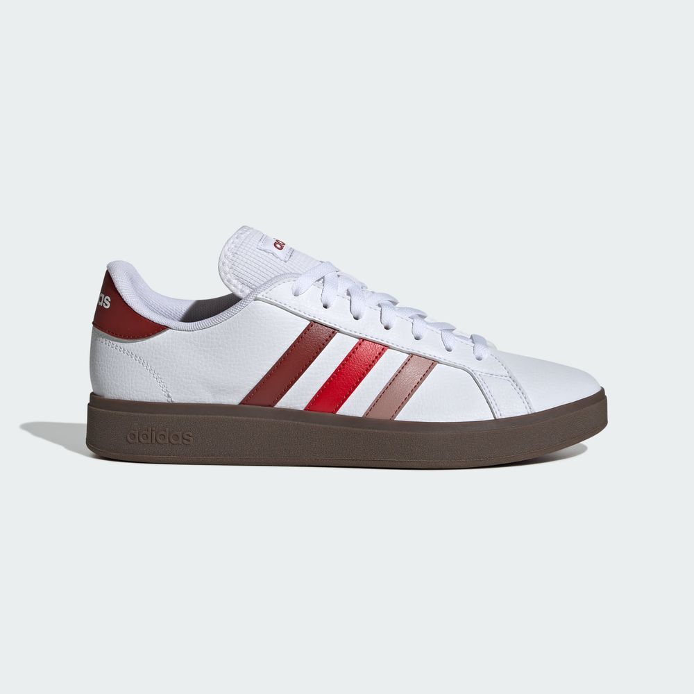 Foto 2 | Tenis Adidas Grand Court Base 2.0 Adidas Blanco Hombre