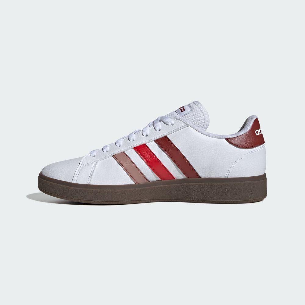 Foto 4 pulgar | Tenis Adidas Grand Court Base 2.0 Adidas Blanco Hombre