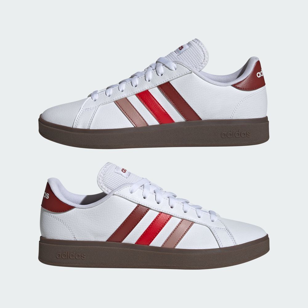 Foto 9 pulgar | Tenis Adidas Grand Court Base 2.0 Adidas Blanco Hombre