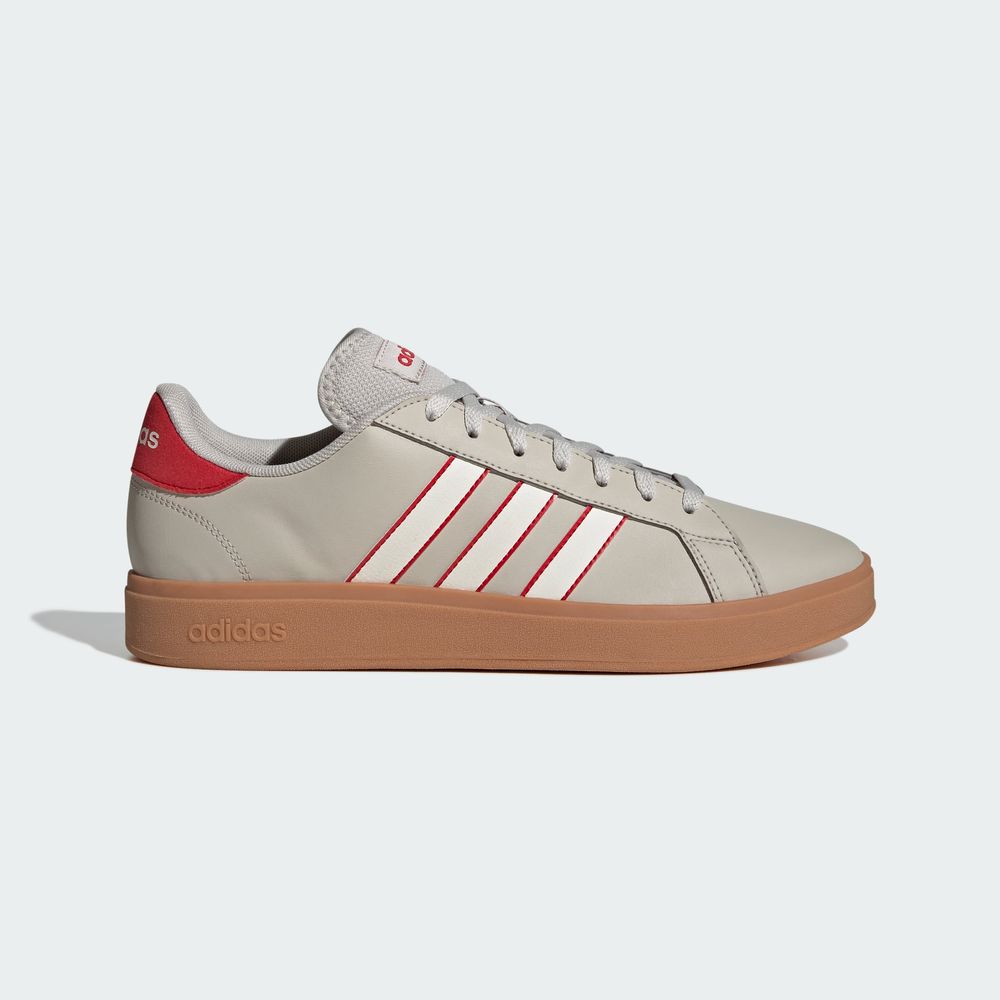 Foto 3 pulgar | Tenis Adidas Grand Court Td Lifestyle Court Casual Adidas Gris Hombre