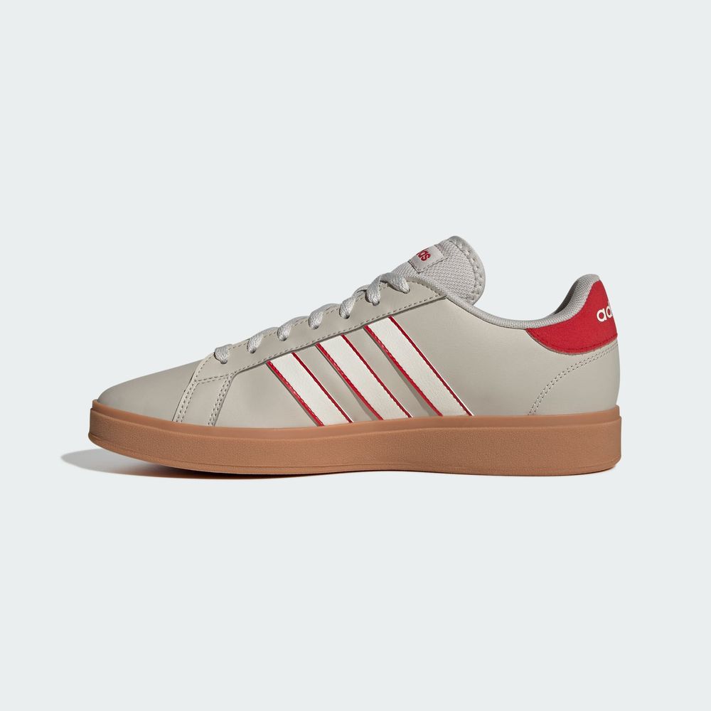Foto 4 pulgar | Tenis Adidas Grand Court Td Lifestyle Court Casual Adidas Gris Hombre