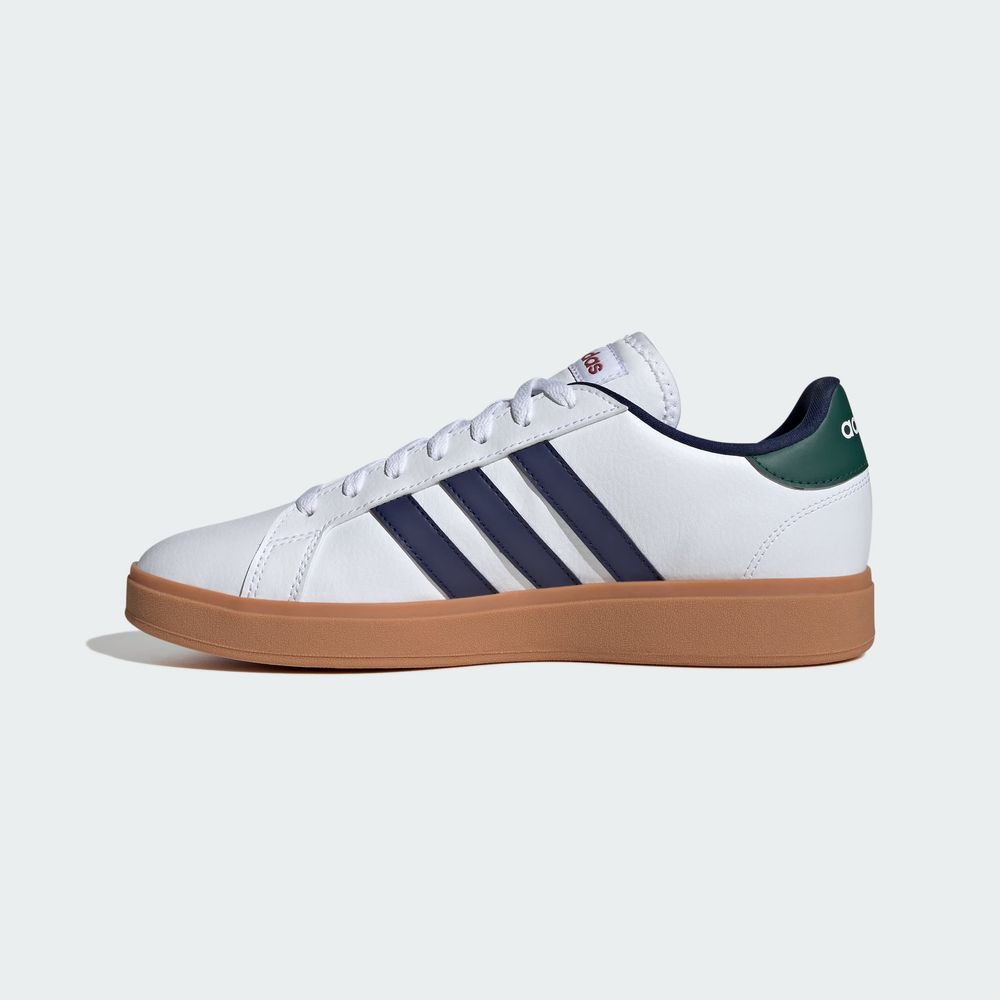 Foto 4 pulgar | Tenis Adidas Grand Court Base 2.0 Adidas Blanco Hombre