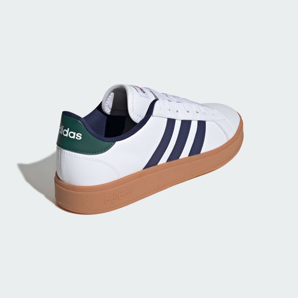 Foto 8 pulgar | Tenis Adidas Grand Court Base 2.0 Adidas Blanco Hombre