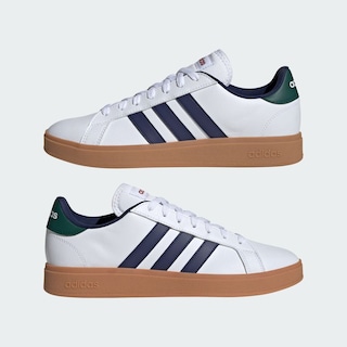 Foto 8 | Tenis Adidas Grand Court Base 2.0 Adidas Blanco Hombre