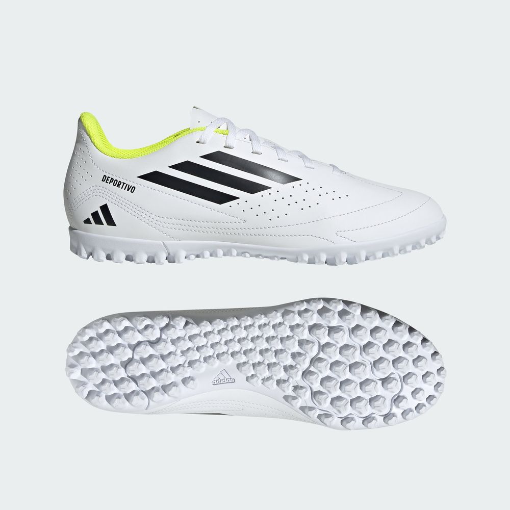 Foto 5 pulgar | Calzado De Fútbol Deportivo Iii Pasto Sintético Adidas Blanco Hombre