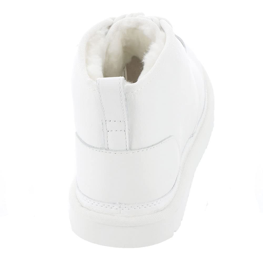 Foto 8 pulgar | Bota Ugg Neumel Para Hombre, Piel Blanca, 11us/44eu - Venta Internacional.