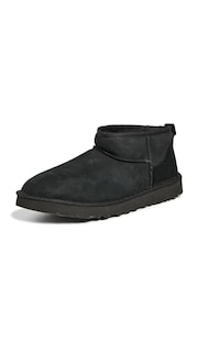 Foto 1 | Bota Ugg Classic Ultra Mini Negro para Hombre - Venta Internacional.