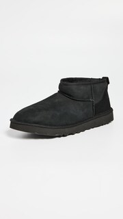 Foto 2 | Bota Ugg Classic Ultra Mini Negro para Hombre - Venta Internacional.