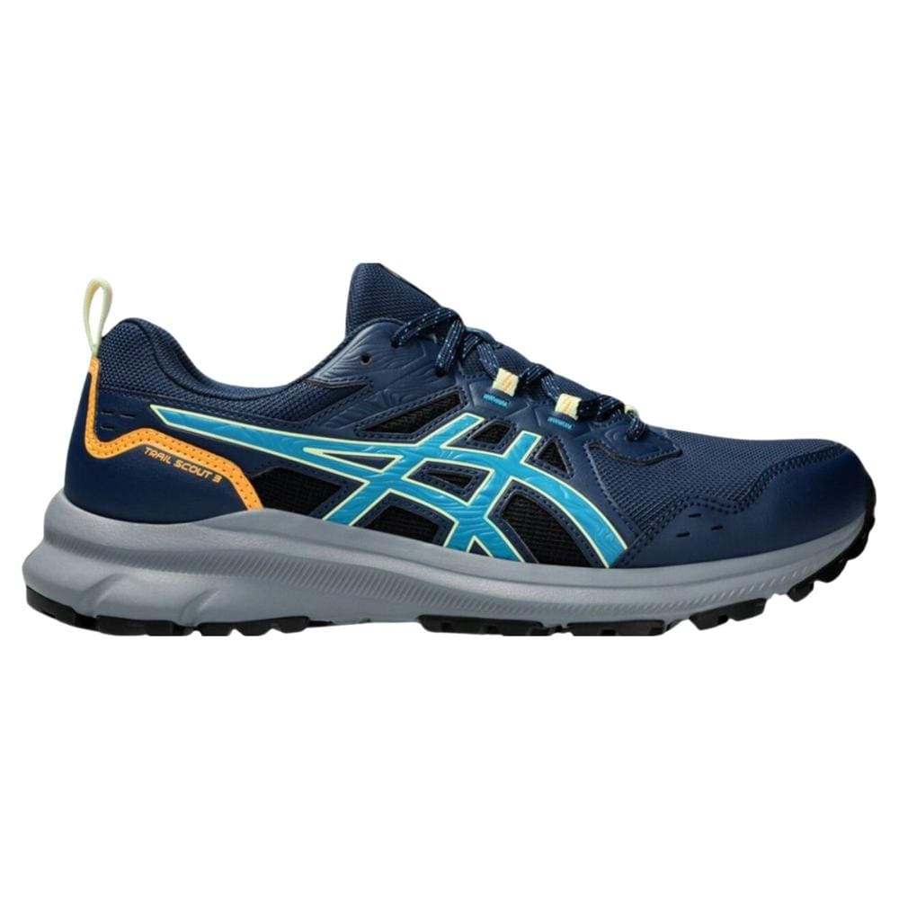 Tenis Asics Trail Scout 3 Hombre Senderismo Azul $1,440