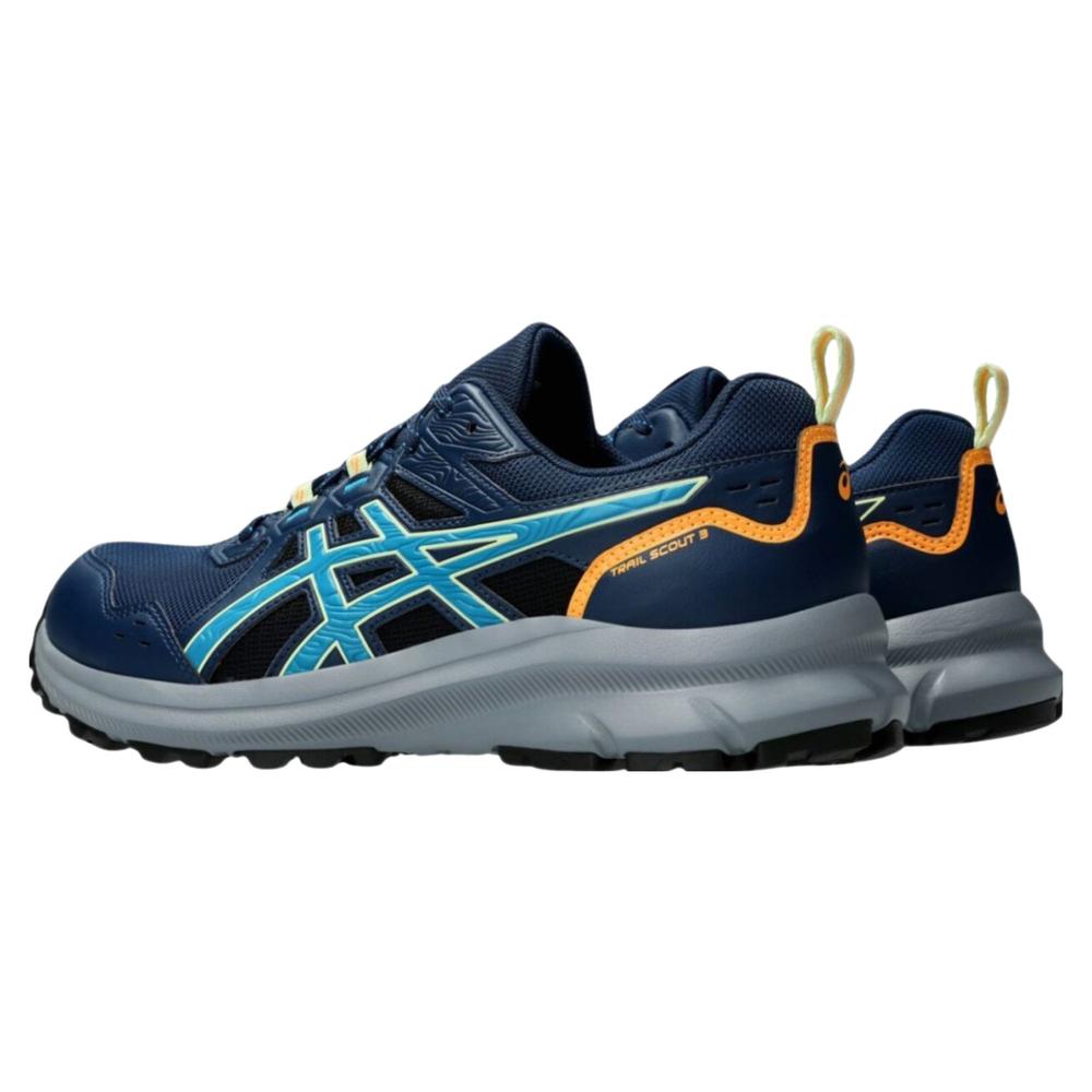 Foto 4 pulgar | Tenis Asics Trail Scout 3 Hombre Senderismo Azul