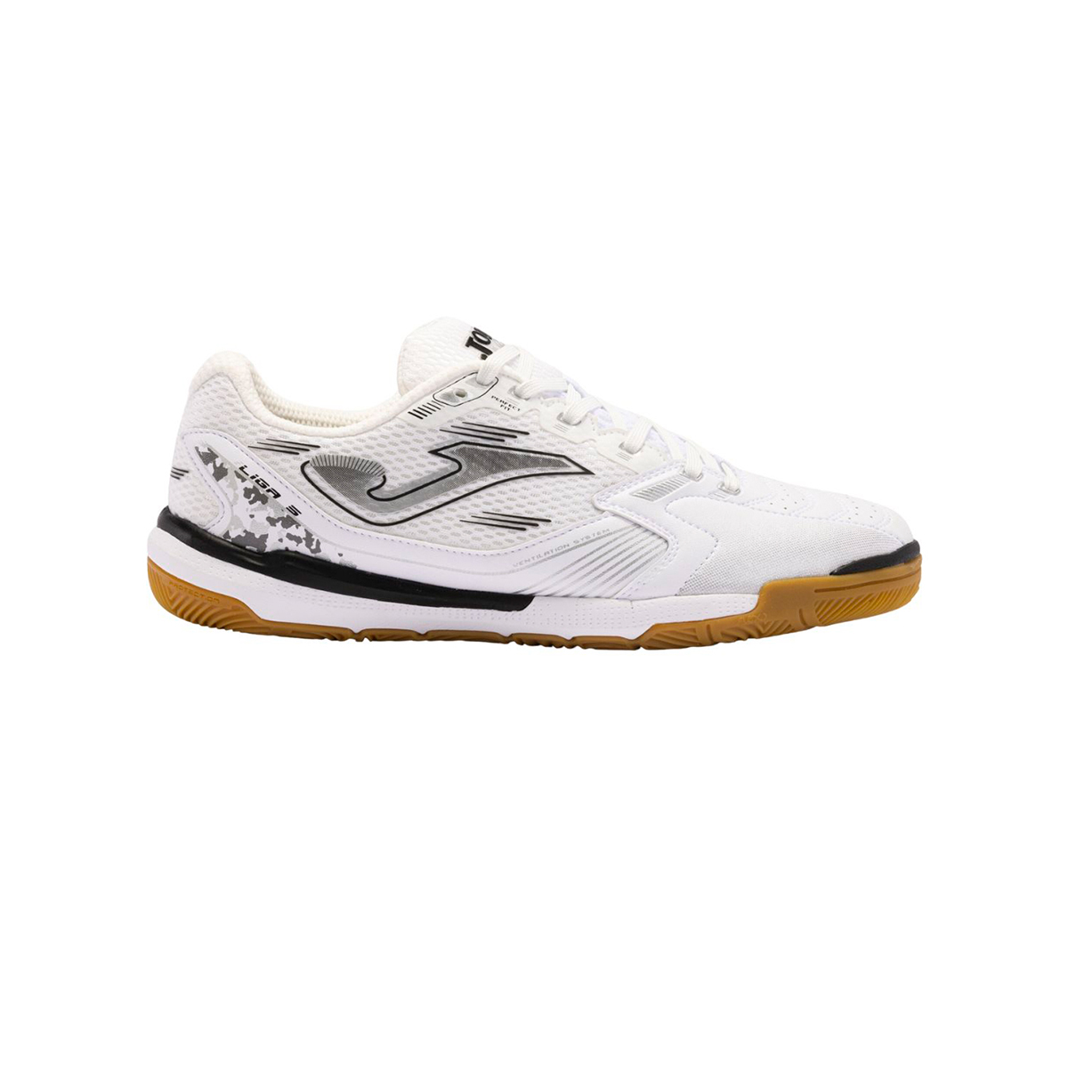 Tenis Fútbol Sala Joma Liga-5 2402 Suela Indoor Blanco