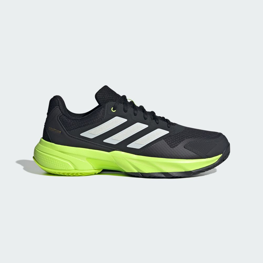 Foto 3 pulgar | Tenis Courtjam Control 3 para Tenis Sobre Arcilla Adidas Gris para Hombre