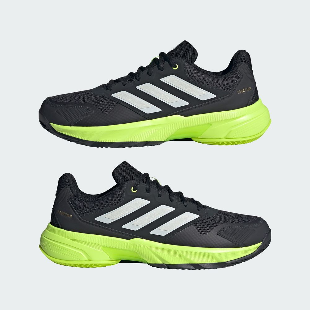 Foto 9 pulgar | Tenis Courtjam Control 3 para Tenis Sobre Arcilla Adidas Gris para Hombre