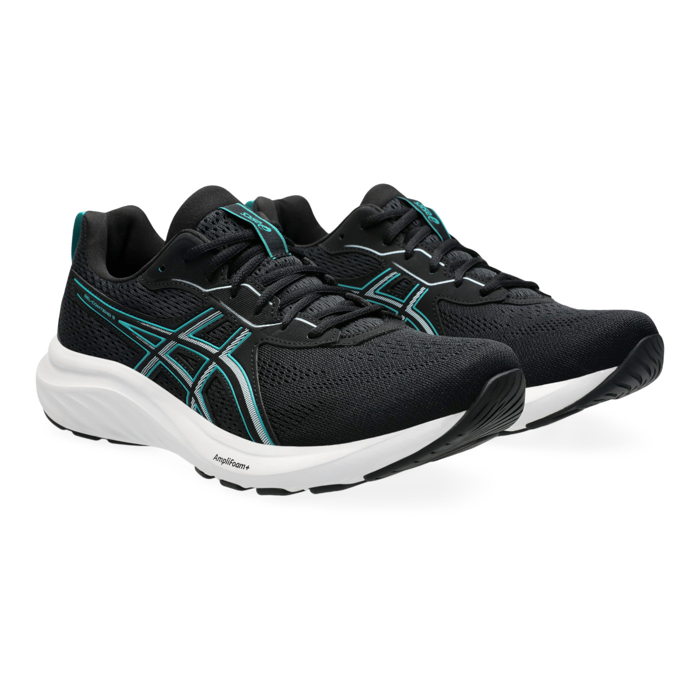 Foto 4 pulgar | Tenis Asics Contend 9 Negro para Hombre