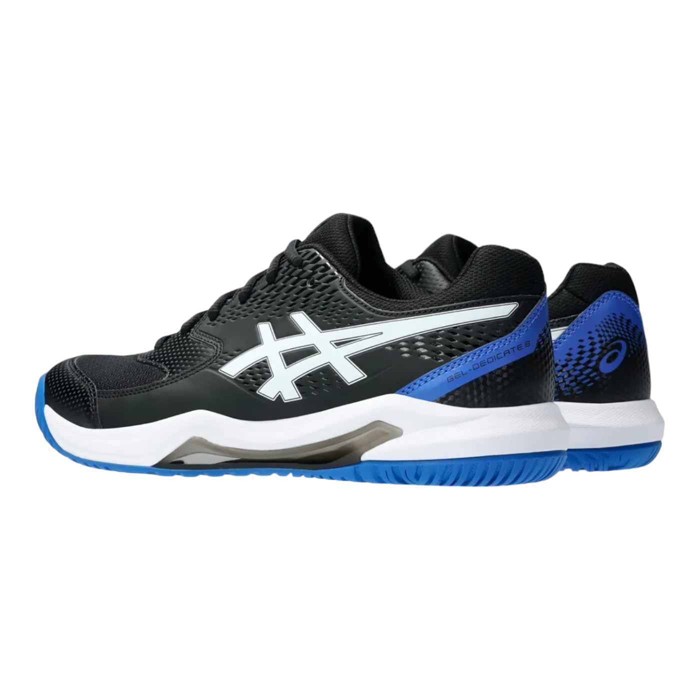 Foto 5 pulgar | Tenis Asics Dedicate 8 Color Negro Para Hombre Modelo 1041a408002