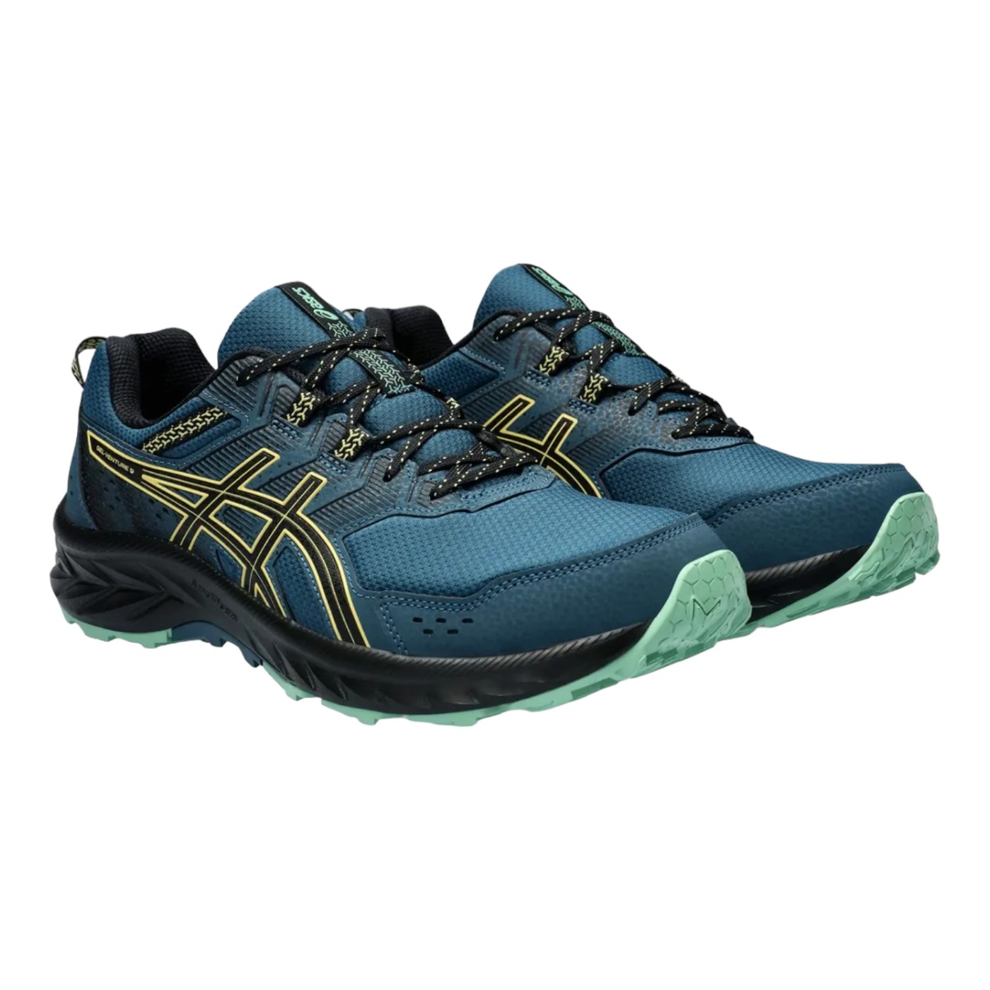 Foto 4 pulgar | Tenis Asics Venture 9 Color Azul Para Hombre Modelo 1011b486406