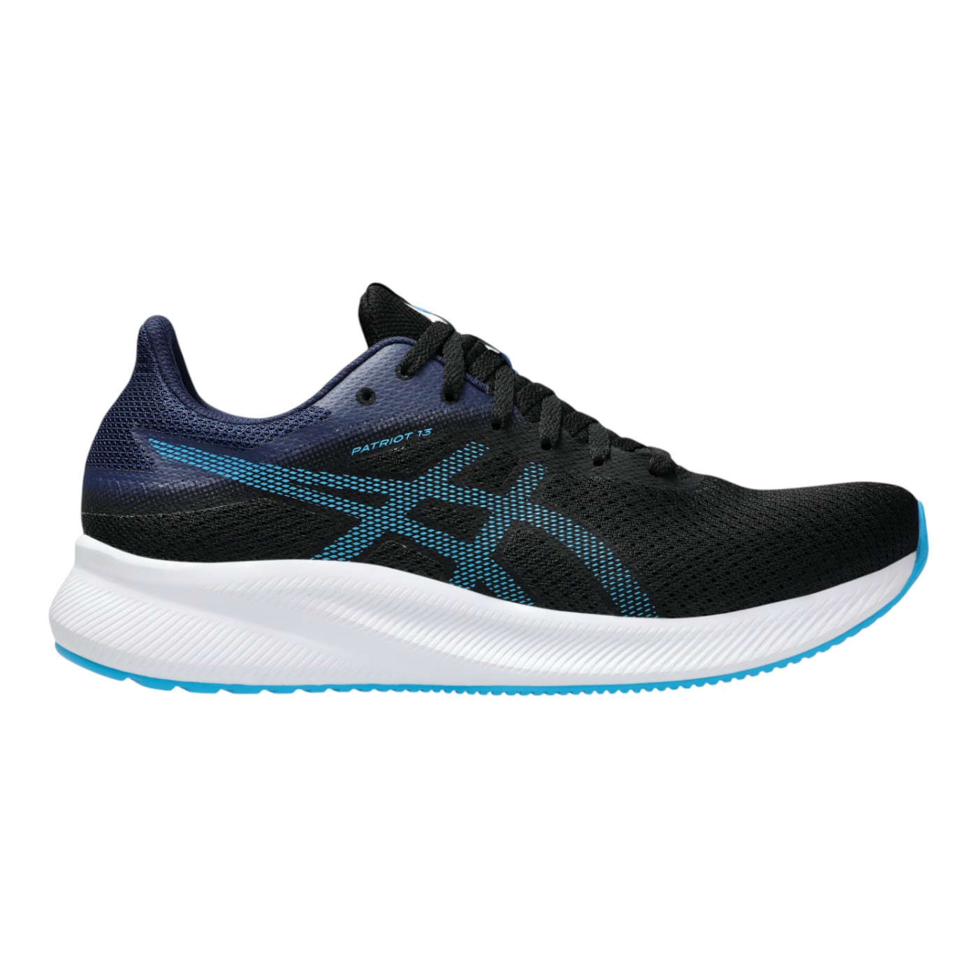 Foto 1 | Tenis Asics Patriot 13 Color Negro Para Hombre Modelo 1011b485010