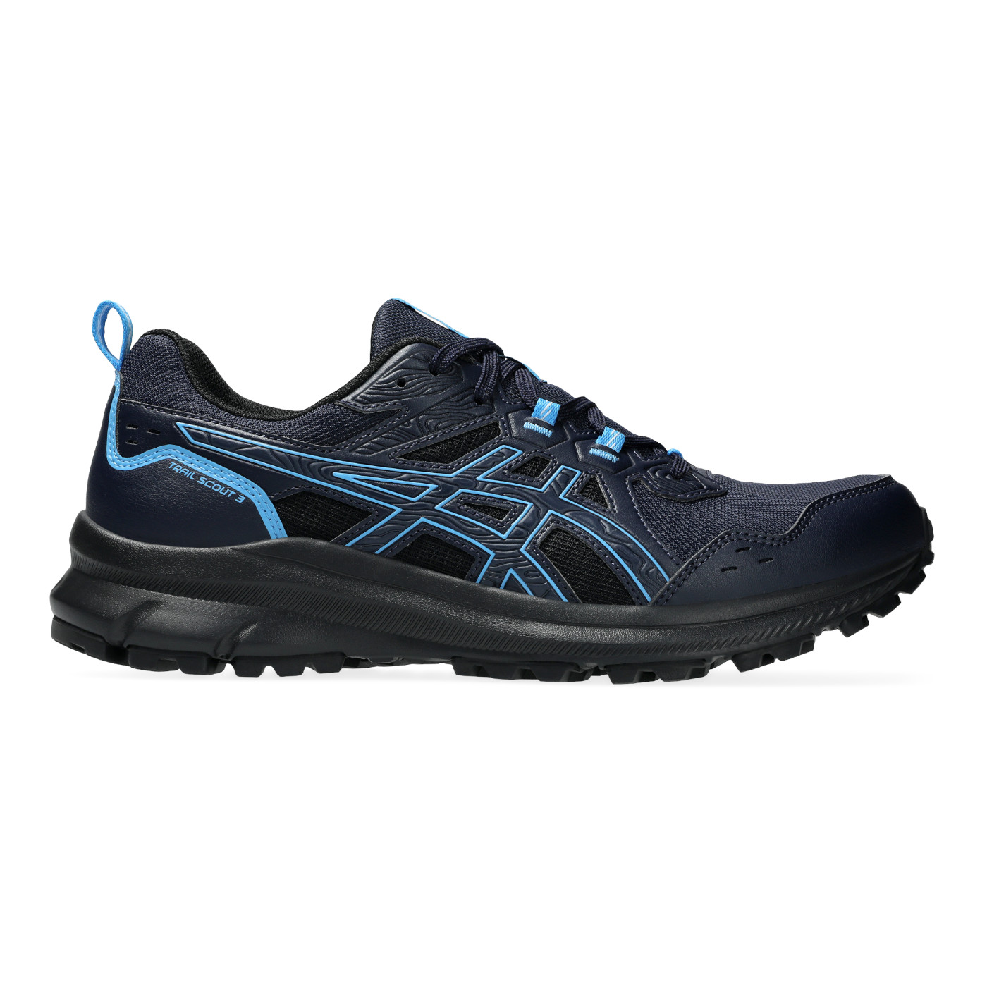 Foto 2 pulgar | Tenis Asics Trail Scout 3 Negro para Hombre