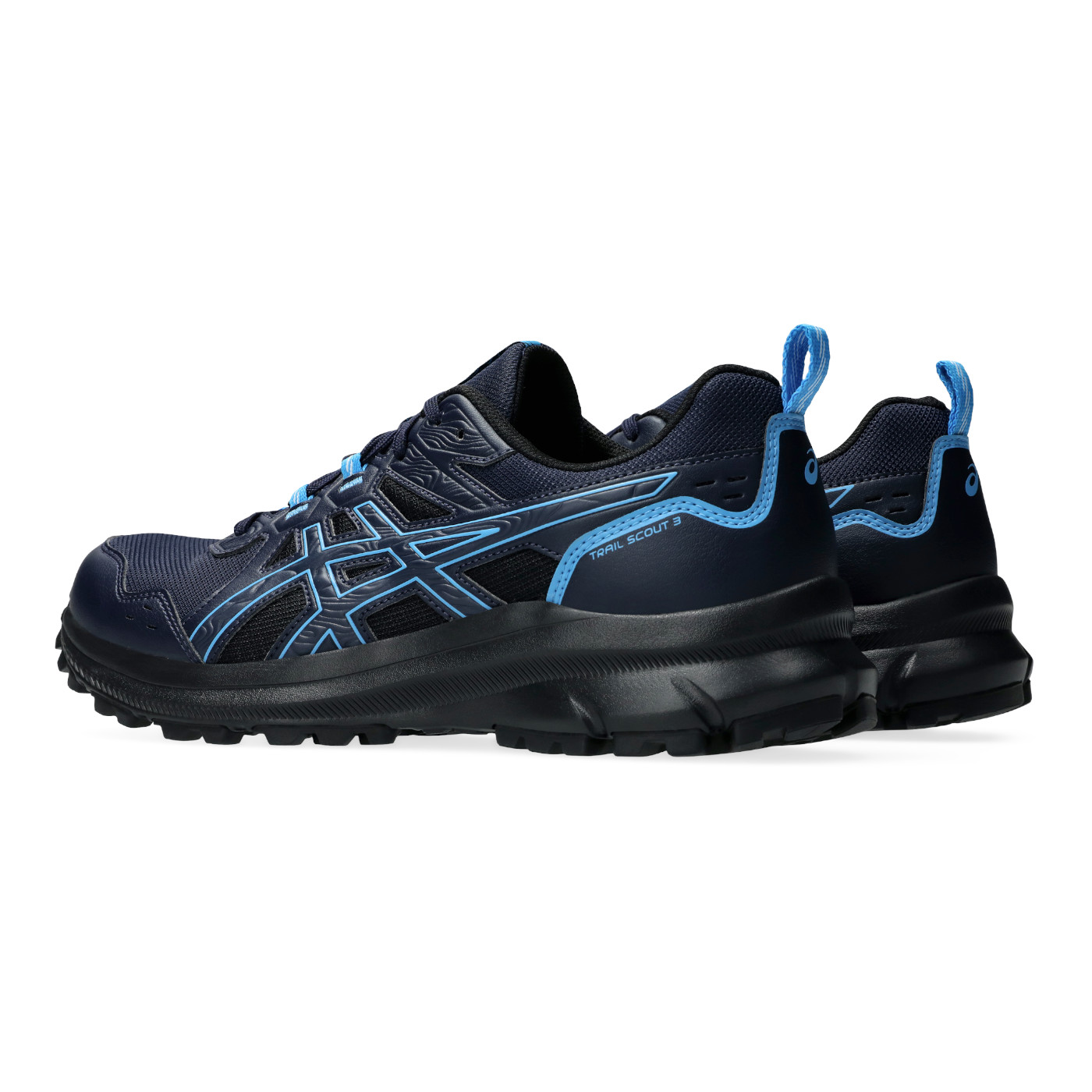 Foto 5 pulgar | Tenis Asics Trail Scout 3 Negro para Hombre