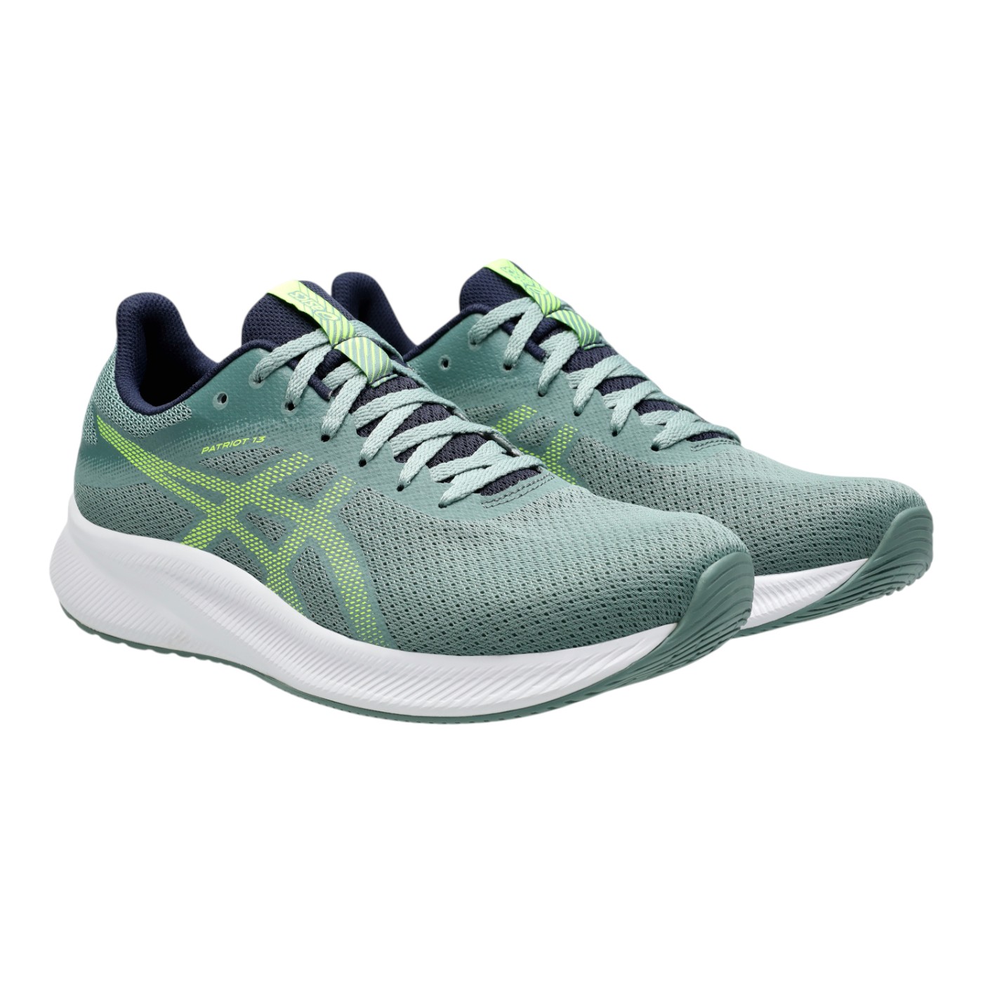 Foto 4 pulgar | Tenis Asics Patriot 13 Color Verde Para Hombre Modelo 1011b485301