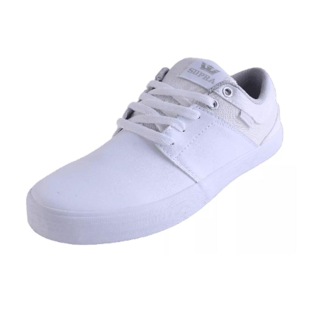 Foto 3 pulgar | Tenis Supra Vista Hombre Comodos Sport Blanco