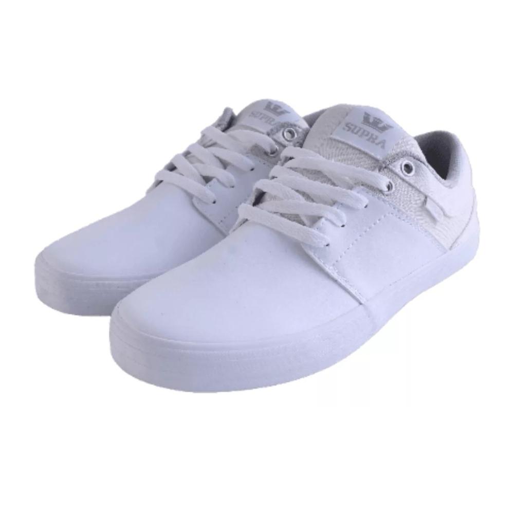 Foto 4 pulgar | Tenis Supra Vista Hombre Comodos Sport Blanco