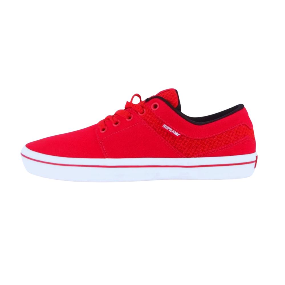 Tenis Supra Vista Hombre Comodo Rojo